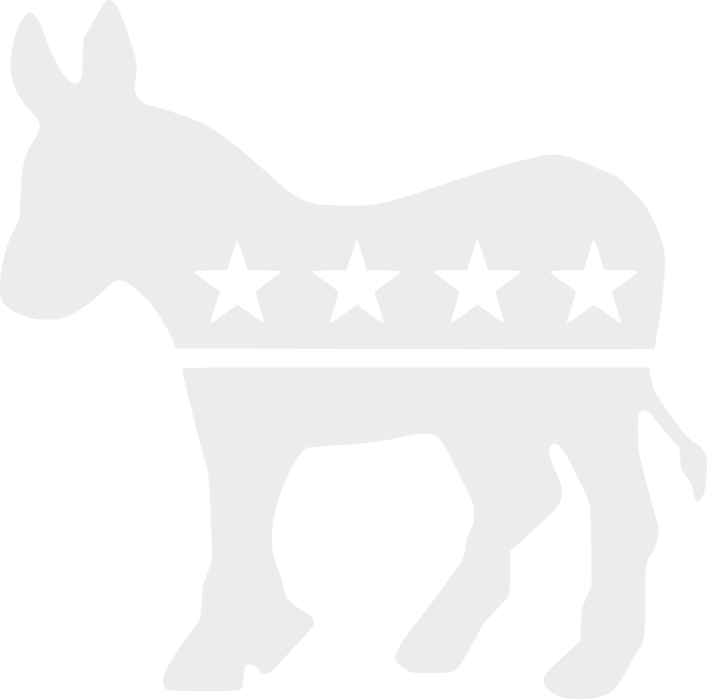 Democrats donkey light grey.png